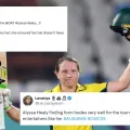 Fans erupts as Alyssa Healy hammers her second consecutive Women’s World Cup 2025 century during AUS vs BAN match