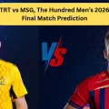 TRT vs MSG, The Hundred Men’s 2026 Final Match Prediction: Who will win today’s game between Trent Rockets and Manchester Super Giants?